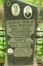 Левкова-Шпеер Циля Ицковна, Москва, Востряковское кладбище
